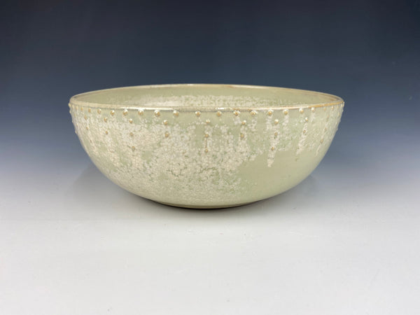 Small Dotted Serving Bowl, green Firefly
