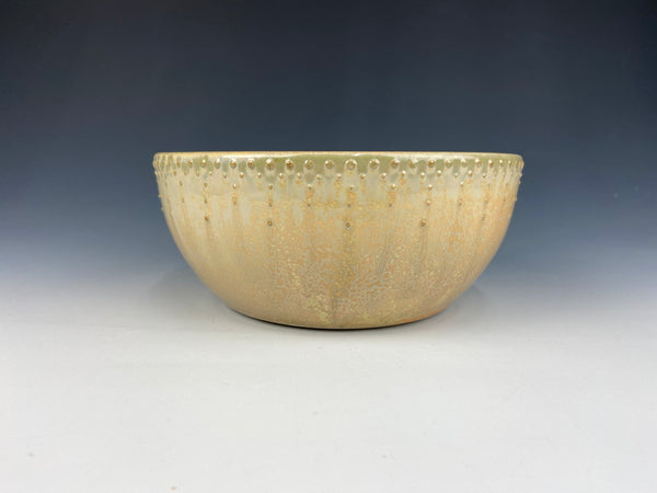 Small Dotted Serving Bowl, Marigold Firefly