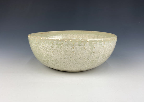 Small Dotted Serving Bowl, green Firefly