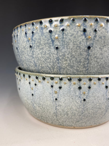 Dotted personal bowl set, light blue Firefly