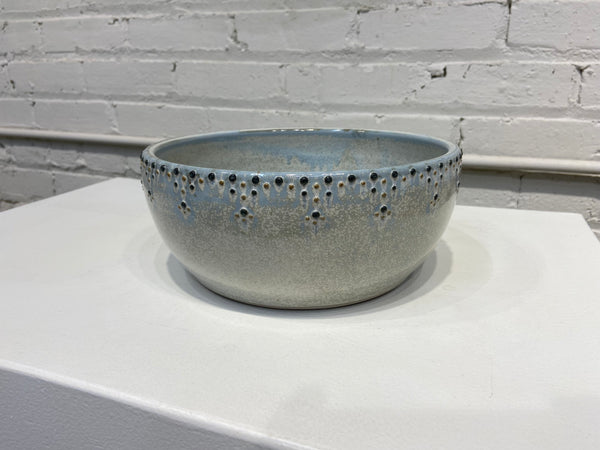 Dotted Serving Bowl, light blue Firefly