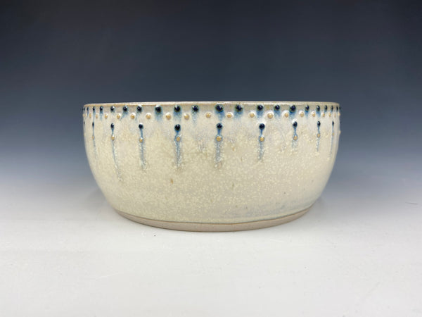 Dotted Cereal Bowl, white Firefly